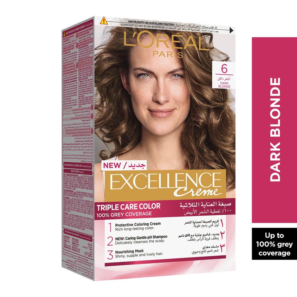 L Oreal Excellence Creme Hair Color 6 Dark Blonde Price In