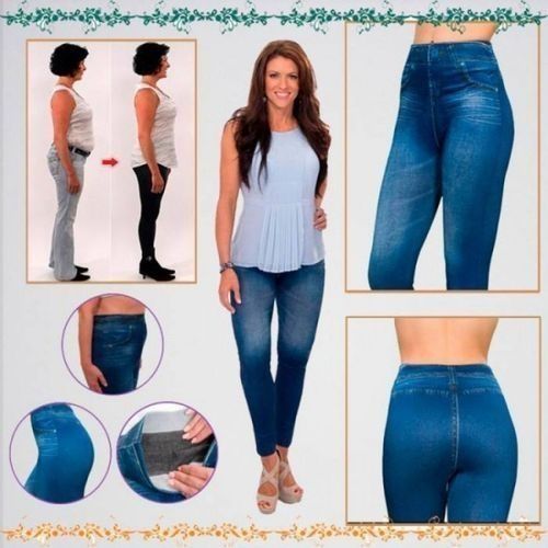 Image result for Women Slim'n Lift Caresse Jeans Look Slim Legging Shaping Pants